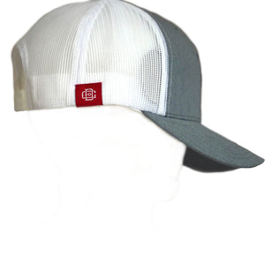 F3 Heather Grey/White Hat